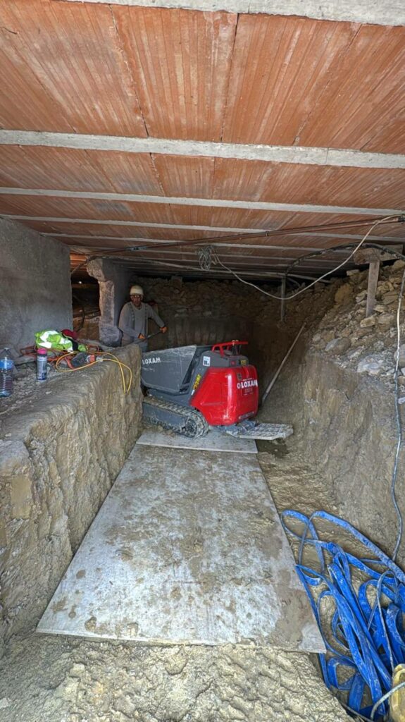 terrassement en galerie sous villa individuelle 1