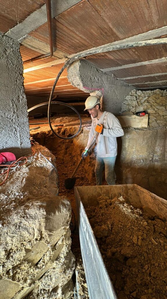 terrassement pour poser micropieux 1